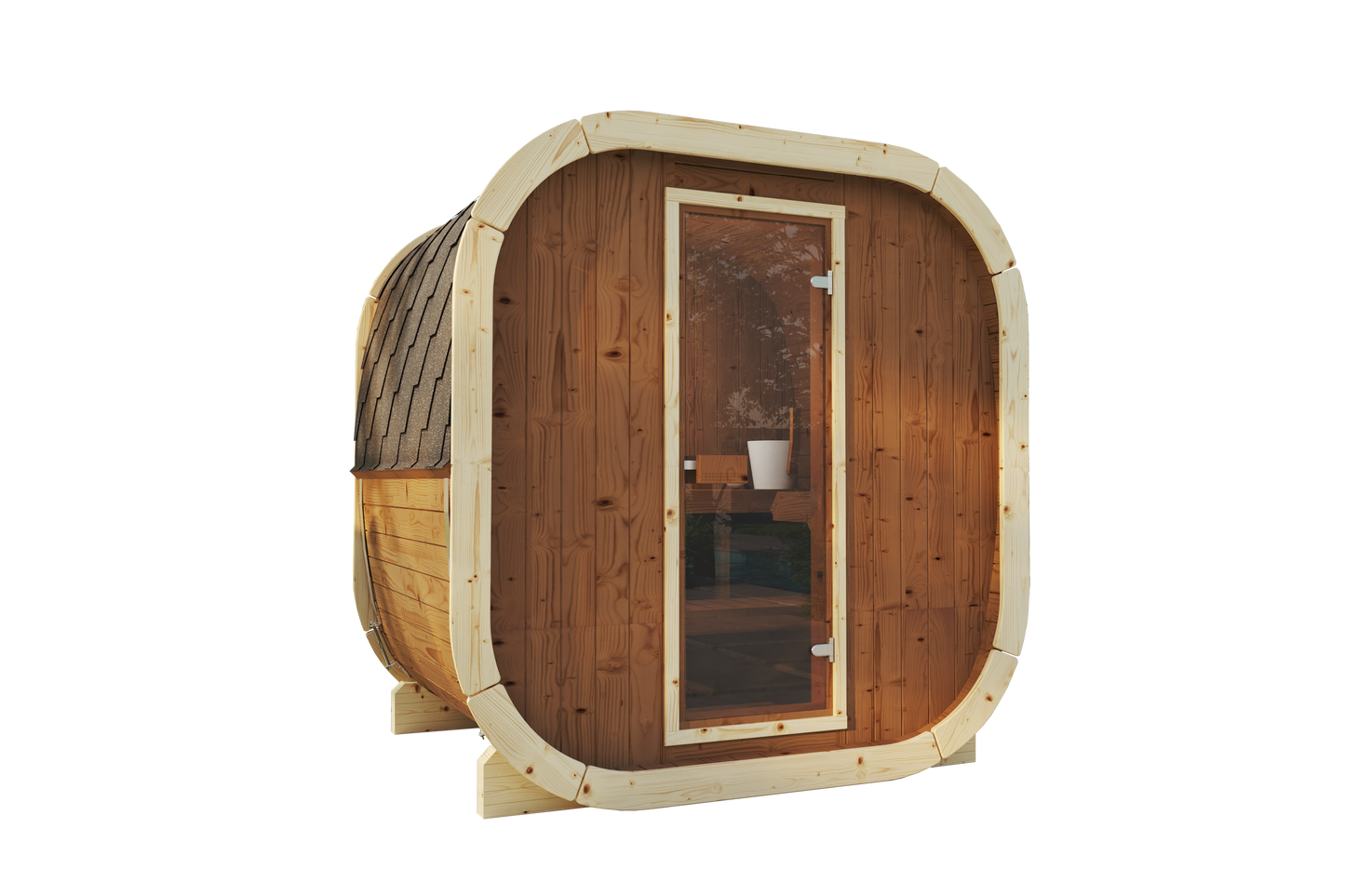 OCTAVIA 130S Außensauna für 3-4 Personen