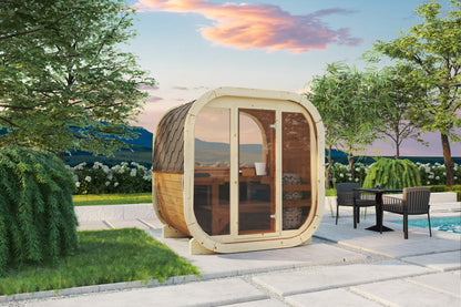 OCTAVIA 130S Außensauna für 3-4 Personen