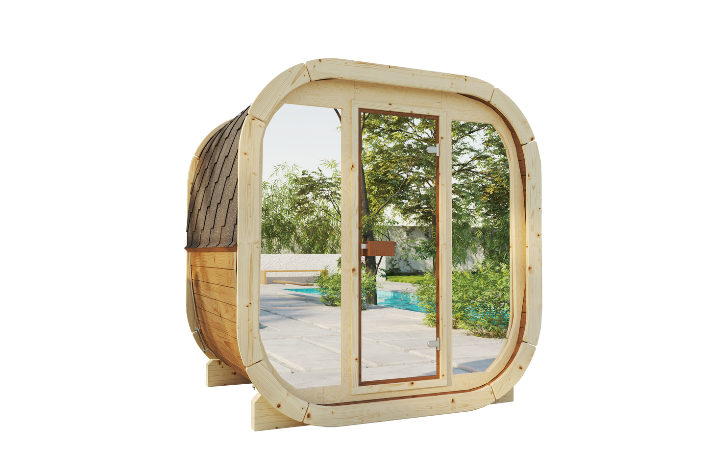 OCTAVIA 130S Außensauna für 3-4 Personen