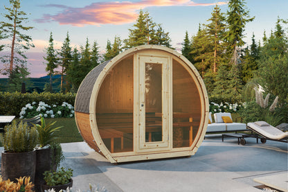 OSA 160BH outdoor sauna for 2-3 people