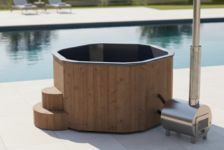 Wanna z hydromasażem "HEXAGON" 180