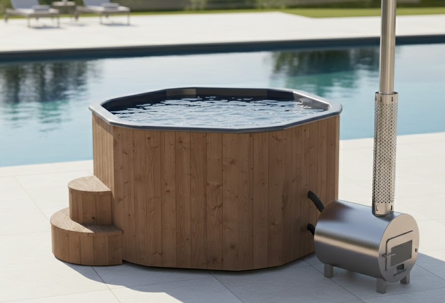 Wanna z hydromasażem "HEXAGON" 180